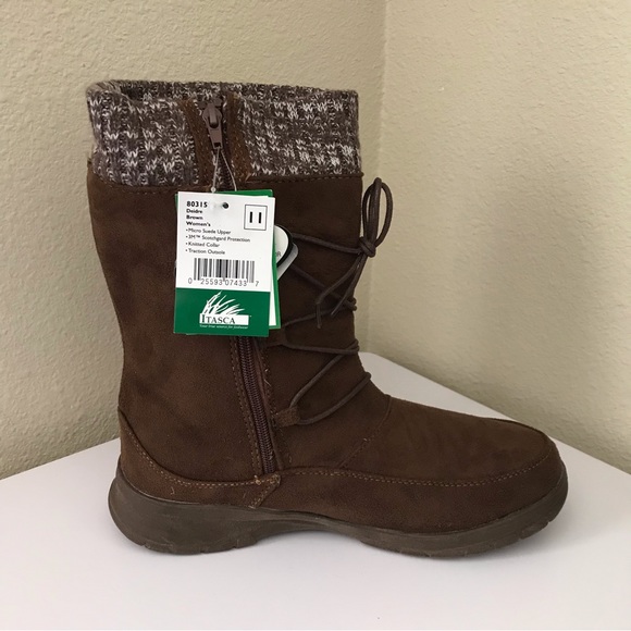 Itasca Deidre Winter Boots Brown Women’s Size 11 - Picture 3 of 5